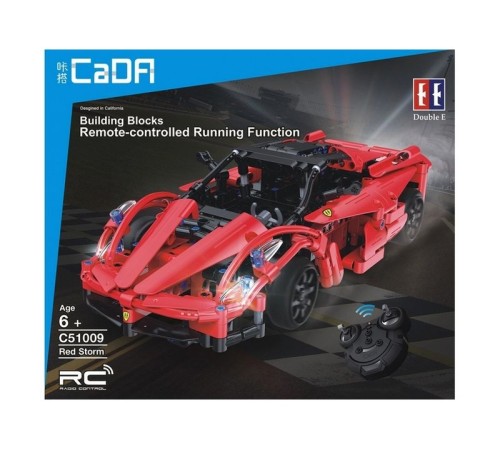 Р/У конструктор CaDA Technic спортивная машина (380 деталей)