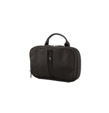 Несессер VICTORINOX Slimline Toiletry Kit, 2 отделения, чёрный, нейлон 800D, 25x6x15 см, 2 л