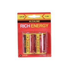 Батарейка Rich Energy D, LR20 Alkaline (1шт)