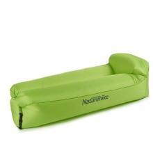 Диван надувной Naturehike NH20FCD06 20FCD двухслойный с подушкой зеленый, 6927595747520