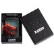 Зажигалка ZIPPO Dragon Design с покрытием 540 Matte, латунь/сталь, черная, 38x13x57 мм
