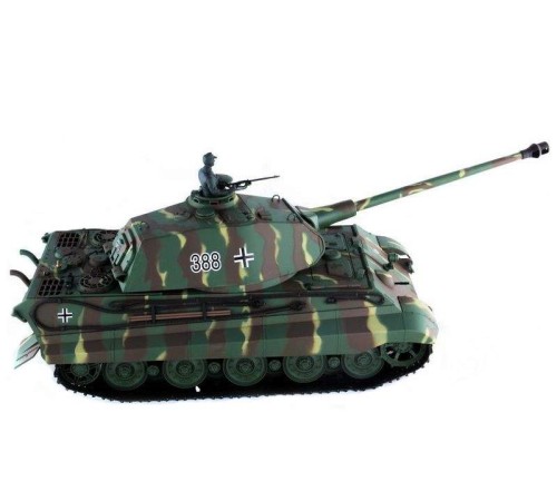 Радиоуправляемый танк Heng Long King Tiger (башня Porsche) Original V6.0  2.4G 1/16 RTR
