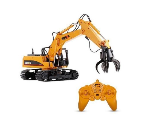 Радиоуправляемый экскаватор c шаровым захватом HUI NA TOYS 2.4G 16CH 1/14 RTR