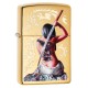Зажигалка ZIPPO Mazzi® с покрытием High Polish Brass, латунь/сталь, золотистая, 38x13x57 мм