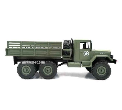 Радиоуправляемая машина WPL военный грузовик (зеленый) 6WD 2.4G 1/16 KIT
