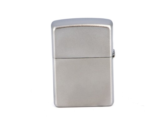 Зажигалка ZIPPO Classic с покрытием Satin Chrome™, латунь/сталь, серебристая, матовая, 38x13x57 мм