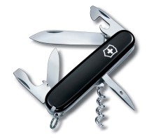 Нож перочинный VICTORINOX Spartan, 91 мм, 12 функций, чёрный