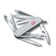 Нож-брелок VICTORINOX Mini Champ Alox, 58 мм, 15 функций, алюминиевая рукоять, серебристый