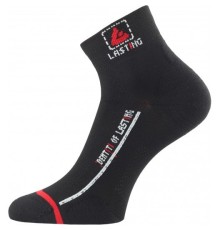 Носки Lasting TCU 900, microfiber+polyester, черный, размер S, TCU900S