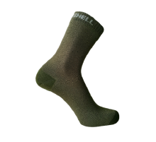 Водонепроницаемые носки DexShell Ultra Thin Crew M (39-42), оливковый зеленый, DS683OGM