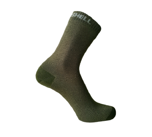 Водонепроницаемые носки DexShell Ultra Thin Crew M (39-42), оливковый зеленый, DS683OGM