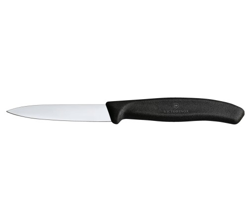 Набор из 3 ножей VICTORINOX Swiss Classic: 2 ножа для овощей 8 см, столовый нож 11 см, чёрная ручка