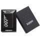 Зажигалка ZIPPO James Bond 007™ с покрытием Black Matte, латунь/сталь, чёрная, матовая, 38x13x57 мм