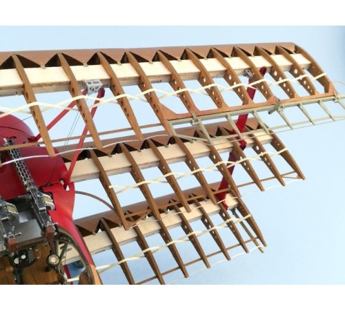 Сборная деревянная модель самолета Artesania Latina FOKKER DR.I 1918 RED BARON, 1/16