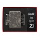 Зажигалка ZIPPO Armor® Wicca Design с покрытием Black Ice®, латунь/сталь, чёрная, 38x13x57 мм
