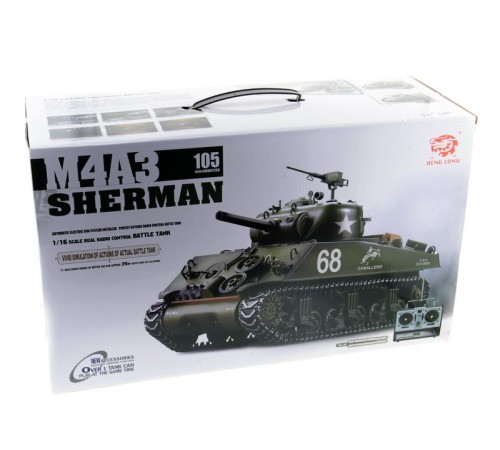 Р/У танк Heng Long 1/16 M4A3 Sherman 2.4G RTR