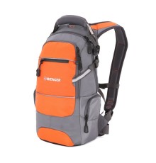 Рюкзак WENGER, серый/оранжевый/серебристый, полиэстер 1200D PU, 23х18х47 см, 22 л