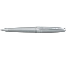 Шариковая ручка Cross Apogee. Цвет - серебристый.