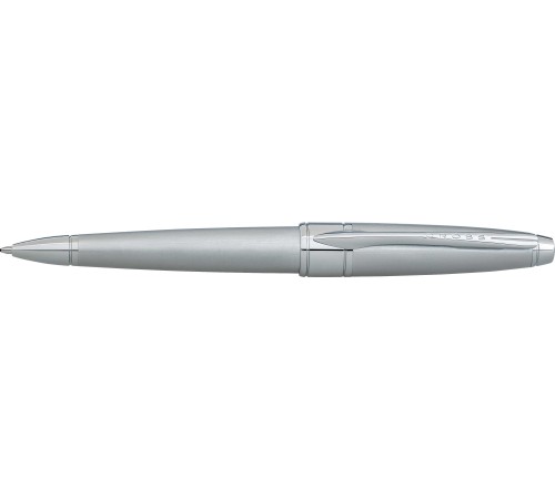 Шариковая ручка Cross Apogee. Цвет - серебристый.