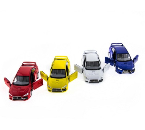 Машина Kinsmart 1:36 Mitsubihi Lancer EV. инерция (1/12шт.) б/к
