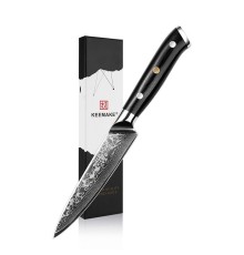 Нож унив. из дамасской стали Keemake 5 Inch Utility Knife, черный