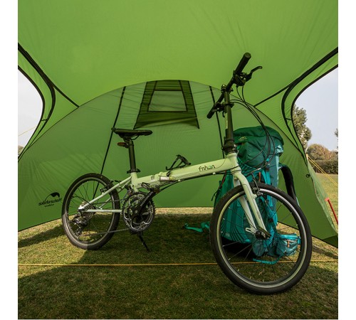 Палатка 2-местная Naturehike Opalus NH17L001-L, 20D, зеленый, 6976023924781