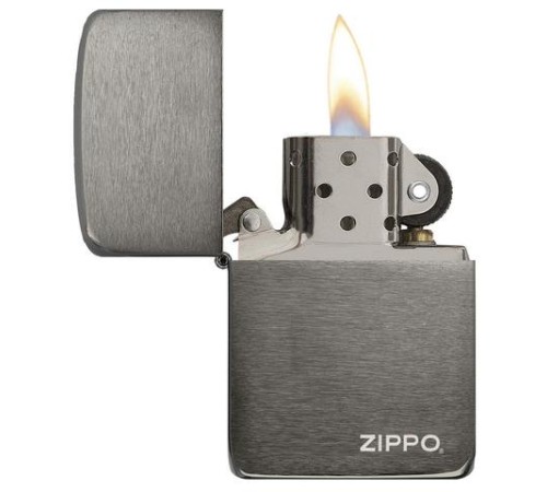 Зажигалка ZIPPO 1941 Replica ™ с покрытием Black Matte, латунь/сталь, чёрная, матовая, 38x13x57 мм