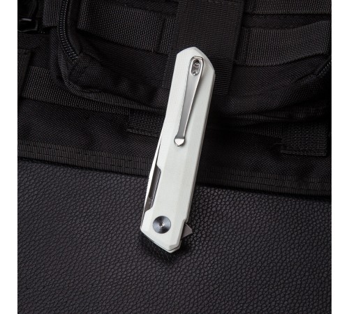 Нож Bestechman Dundee сталь D2, рукоять G10 белая