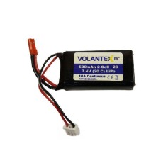 Аккумулятор Li-Po 500mAh, 7,4V JST для самолета Volantex RC Mustang
