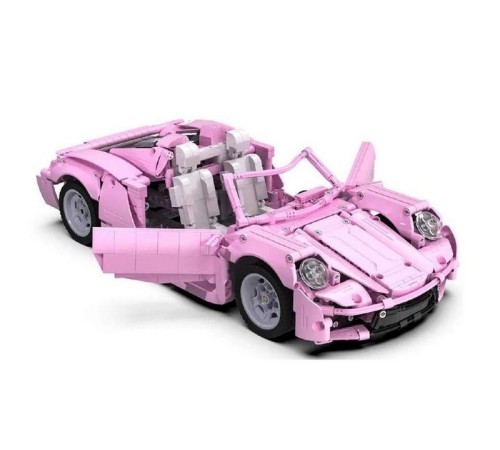 Конструктор CaDA спортивный автомобиль Pink Holiday 1/12 (1181 деталь)