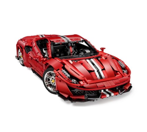 Конструктор CaDA MASTER спорткар Italian Super Car, красный 1/8 (3236 деталей)