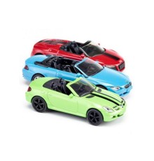 Набор Siku 6314 из 3 кабриолетов (Mercedes SLK, Audi R8 Spyder, BMW 645i)