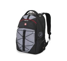 Рюкзак WENGER, 15”,черный/серый, полиэстер 900D/М2 добби, 34x19x46 см, 30 л