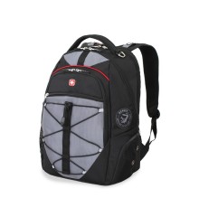 Рюкзак WENGER, 15”,черный/серый, полиэстер 900D/М2 добби, 34x19x46 см, 30 л