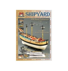 Сборная картонная модель Shipyard барк HMB Endeavour (№33), 1/96