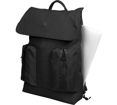 Рюкзак VICTORINOX Altmont Classic Flapover Laptop 15'', чёрный, полиэфирная ткань, 28x14x43 см, 13 л