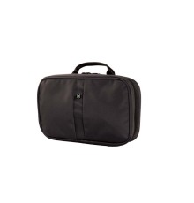 Несессер VICTORINOX Zip-Around Travel Kit, 3 отделения, чёрный, нейлон 800D, 28x8x18 см, 4 л