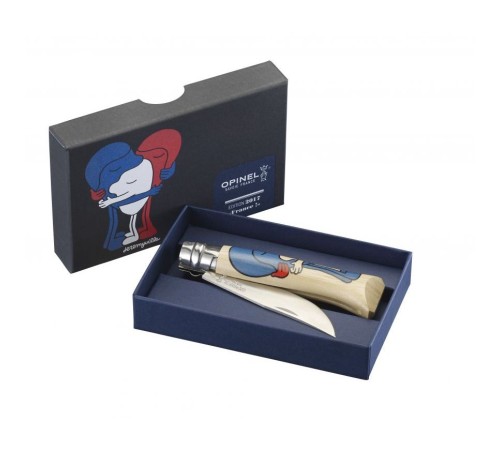 Нож Opinel №8, Edition France by Jeremyville, 002156