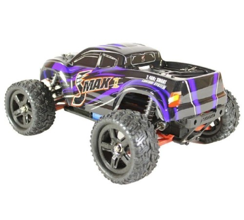 Радиоуправляемый монстр Remo Hobby SMAX UPGRADE V2.0 (синий) 4WD 2.4G 1/16 RTR