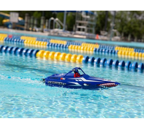 Радиоуправляемый катер ProBoat Sprintjet 9-inch Self-Right Jet Boat (синий) RTR