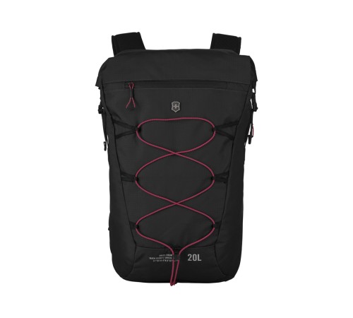 Рюкзак VICTORINOX Altmont Active L.W. Rolltop Backpack, чёрный, 100% нейлон, 30x19x46 см, 20 л