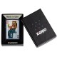 Зажигалка ZIPPO Queen Design с покрытием Navy Matte, латунь/сталь, синяя, матовая, 38x13x57 мм