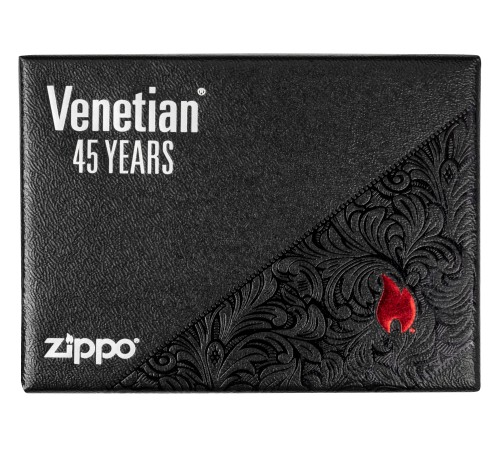 Зажигалка ZIPPO Armor™ с покрытием High Polish Chrome, латунь/сталь, чёрная, глянцевая, 36x12x56 мм