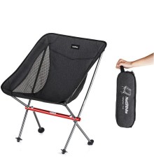 стул складной Naturehike NH18Y050-Z, черный, 6927595730676