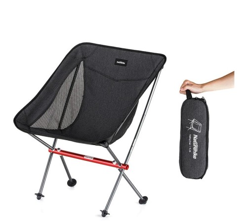 стул складной Naturehike NH18Y050-Z, черный, 6927595730676