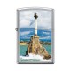 Зажигалка ZIPPO Севастополь с покрытием Street Chrome™, латунь/сталь, серебристая, 38x13x57 мм