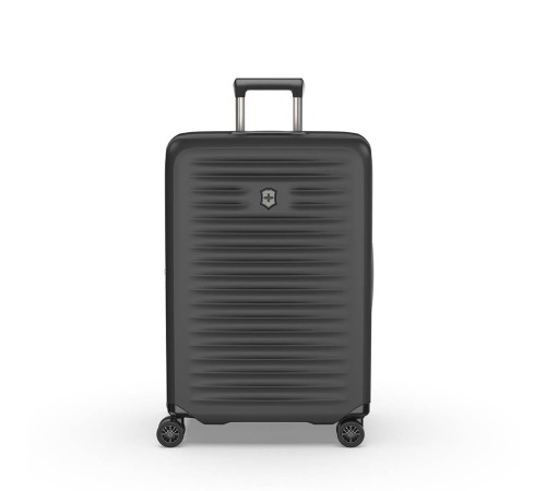 Чемодан VICTORINOX Airox Advanced, черный матовый, 100% поликарбонат Makrolon, 46x29x69 см, 75 л