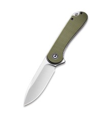 Складной нож CIVIVI Elementum D2 Steel Satin Finished Handle G10 Green