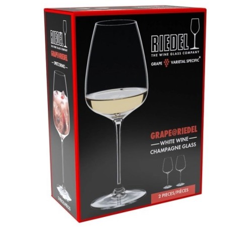 Набор бокалов для вина Riedel Grape@Riedel White Wine/Champagne 2 шт