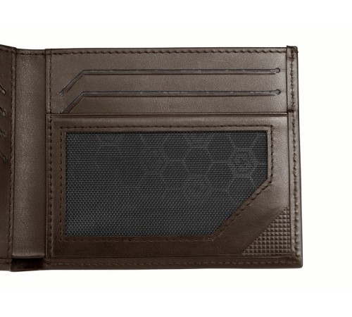 Портмоне VICTORINOX Zenon с защитой от сканирования RFID, коричневое, кожа наппа, 11x2x9 см